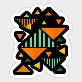 Triangle pattern Sticker